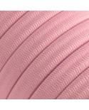 Elektrokabel überzogen mit Rosa Baby CM16 Textil für Lichterketten