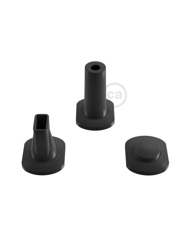 Verteilerdose für Lumet Ketten mit Adaptern für runde und flache Kabel