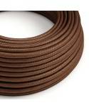 Textilkabel, rostfarben glänzend - Das Original von Creative-Cables - RM36 rund 3x0,75mm