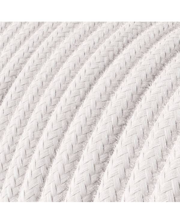 Textilkabel, blassrosa, aus Baumwolle - Das Original von Creative-Cables - RC16 rund 2x0.75mm / 3x0.75mm