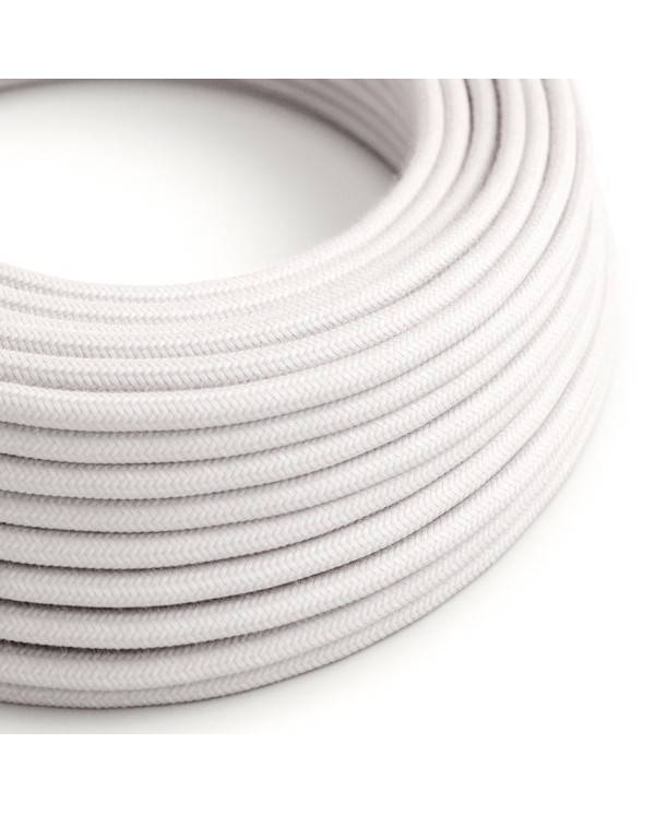 Textilkabel, blassrosa, aus Baumwolle - Das Original von Creative-Cables - RC16 rund 2x0.75mm / 3x0.75mm