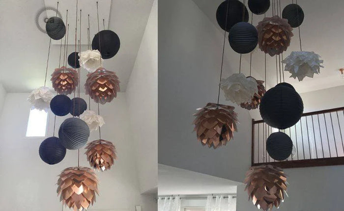 Il lampadario di Caroline Richard