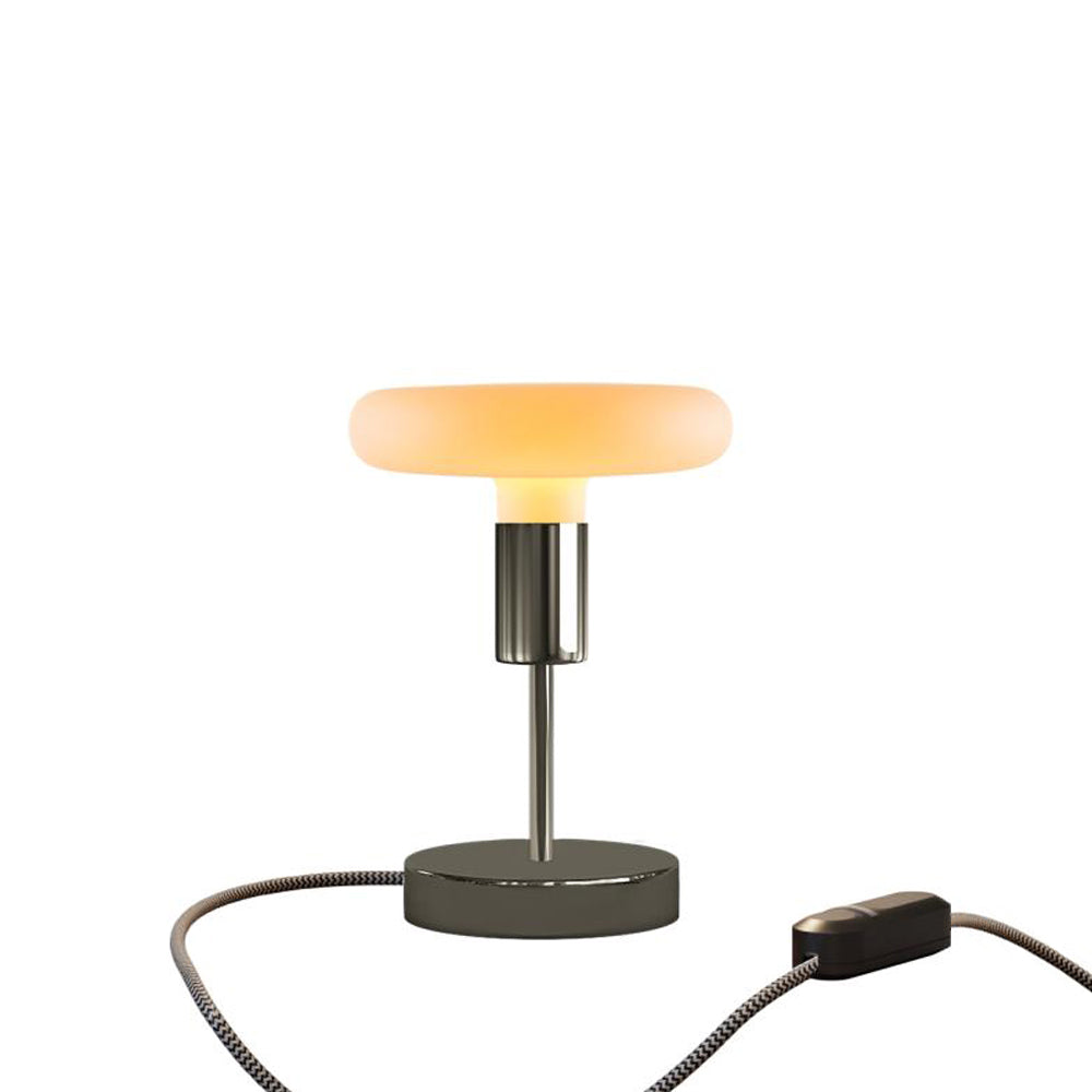 Lampada da tavolo Alzaluce Dash in metallo - Nero perla Dimmer