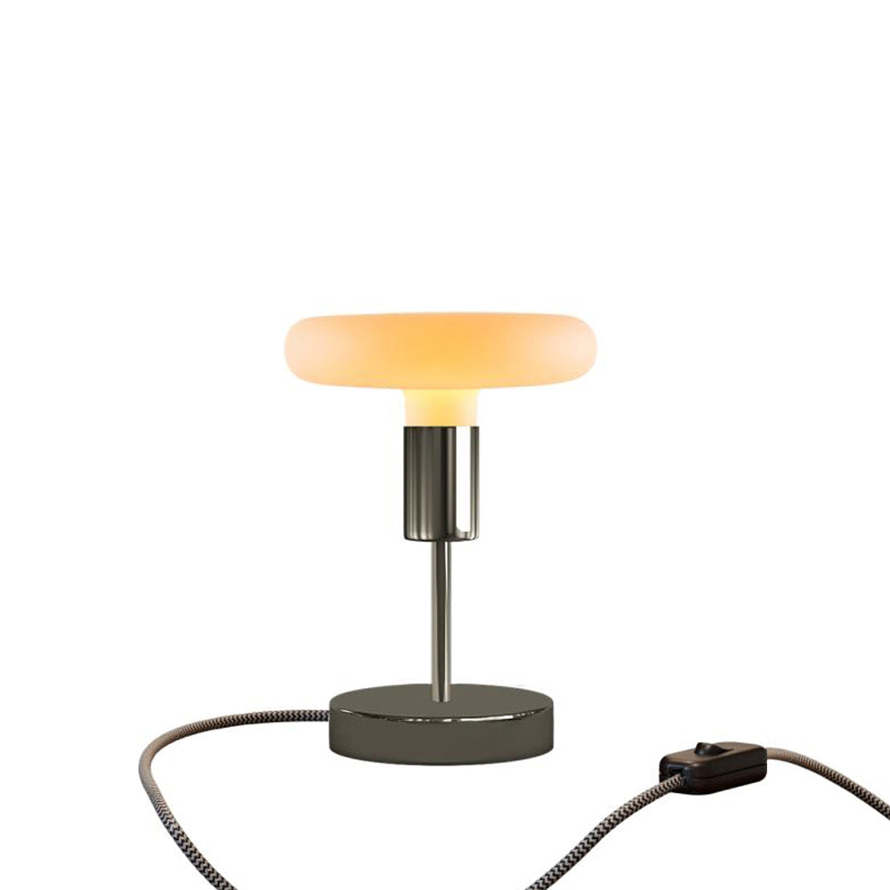 Lampada da tavolo Alzaluce Dash in metallo - Nero perla Interruttore