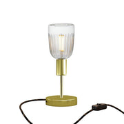 Lampada da tavolo Alzaluce Tiche in metallo - Ottone Interruttore
