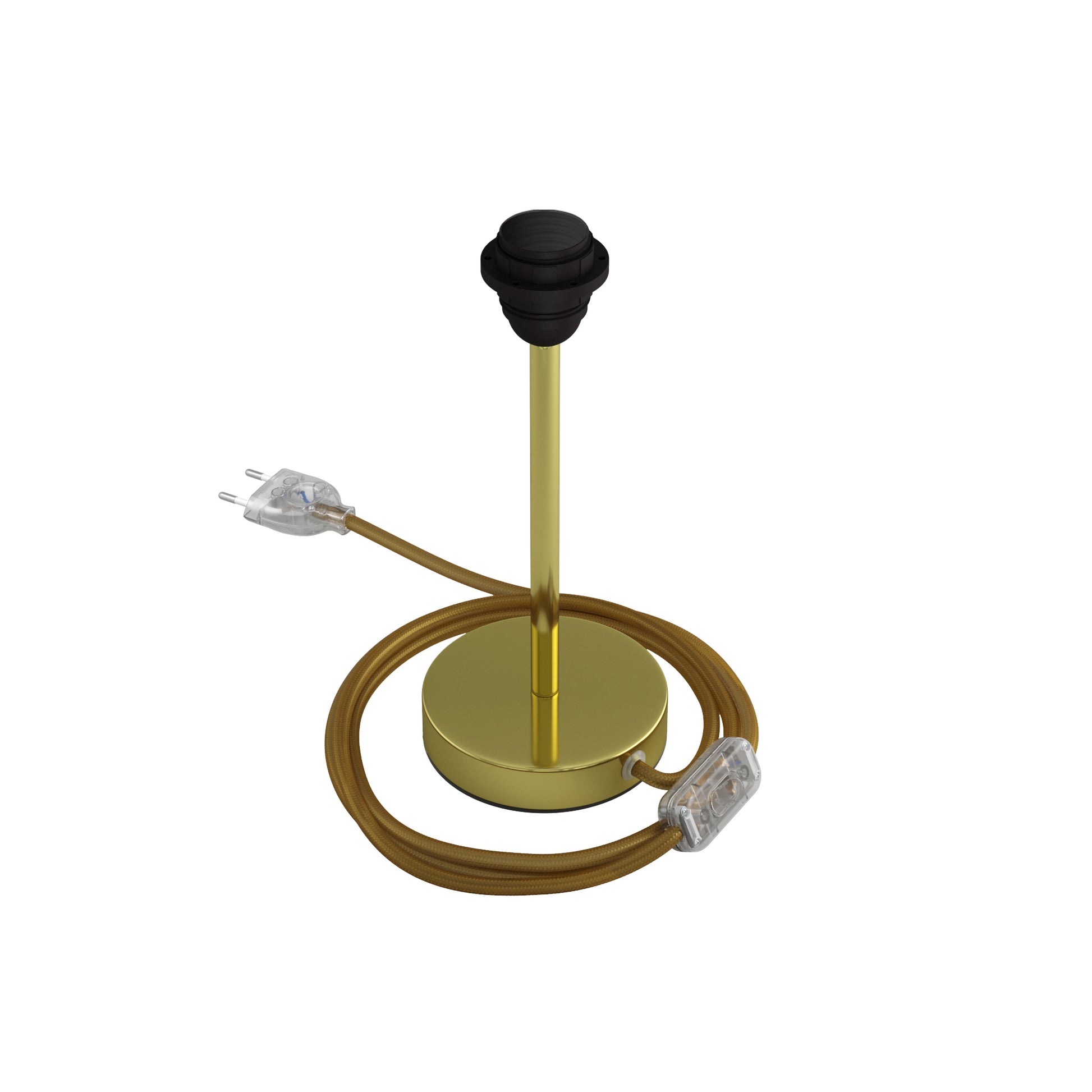 Alzaluce per paralume - Lampada da tavolo in metallo - Ottone 20 cm