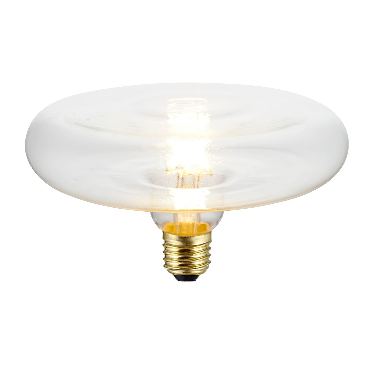Lampadina LED Trasparente DASH D170 filamento twisted 6W 610Lm E27 2700K Dimmerabile