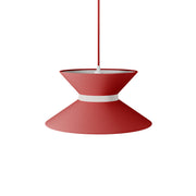 Paralume in tessuto Clessidra Teletta rosso - Made in Italy Arenal sabbia