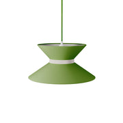 Paralume in tessuto Clessidra Cinette verde pistacchio - Made in Italy Arenal sabbia