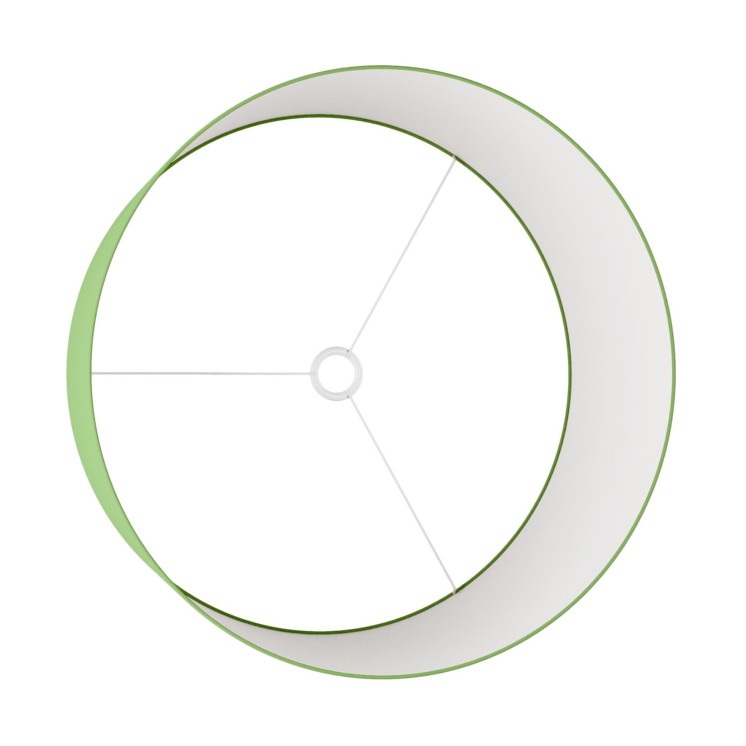 Paralume Cilindro XXL in tessuto con attacco E27 - Made in Italy - Cinette Verde Pistacchio