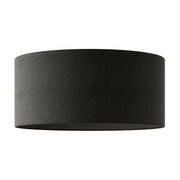 Paralume Cilindro XXL in tessuto con attacco E27 - Made in Italy - Lana Grigio Scuro