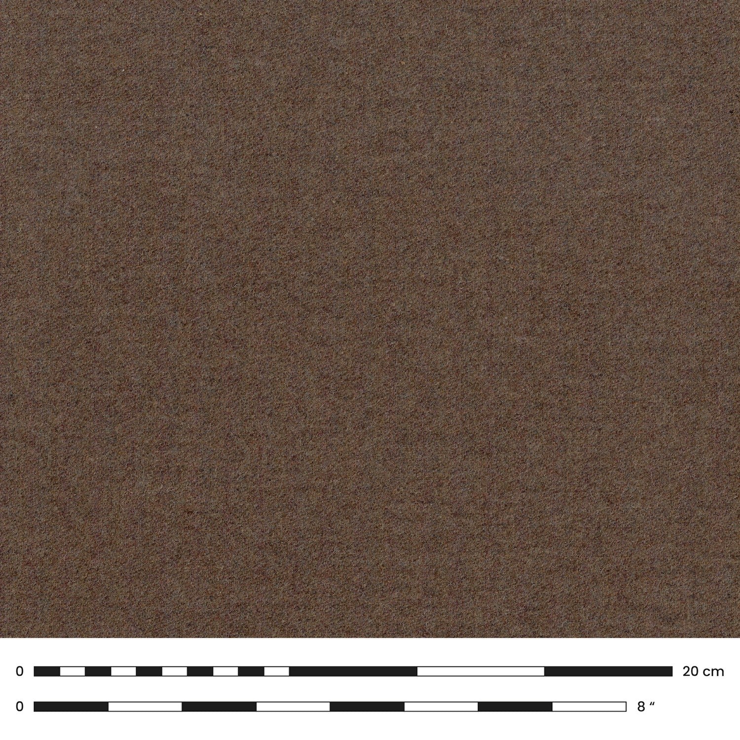 Plafoniera in tessuto Medium Slim - Made in Italy - Lana Marrone