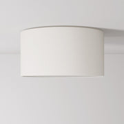 Plafoniera in tessuto Medium Arenal sabbia - Made in Italy