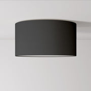 Plafoniera in tessuto Medium Teletta antracite - Made in Italy