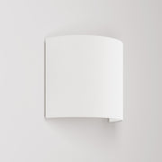 Applique Ventola con paralume in tessuto Lino crudo - Made in Italy