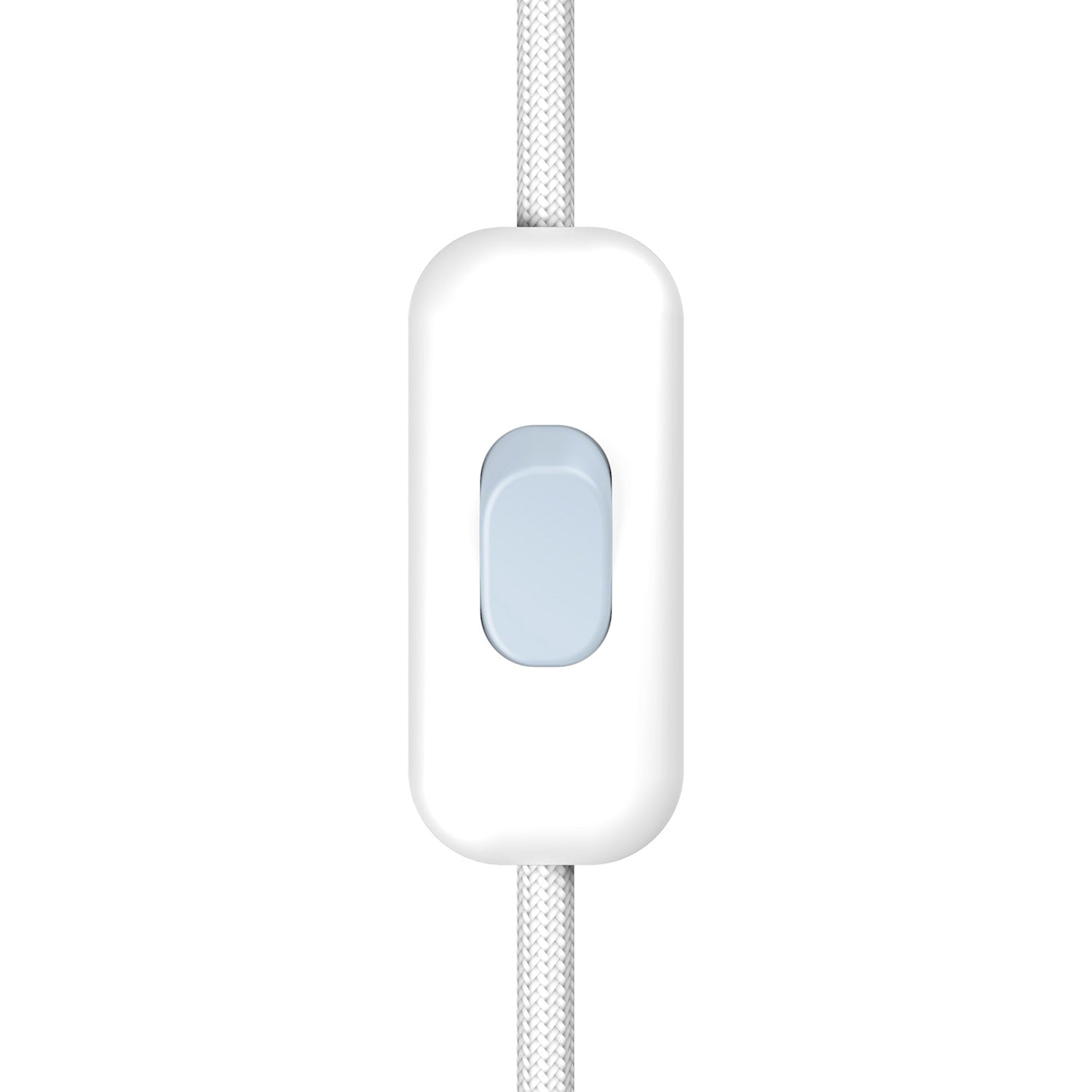 Interruttore Unipolare rompifilo Creative Switch Bianco e pulsante Blu carta da zucchero