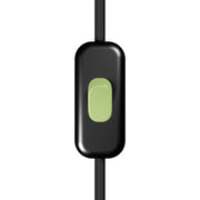 Interruttore Unipolare rompifilo Creative Switch Nero e pulsante Verde prato