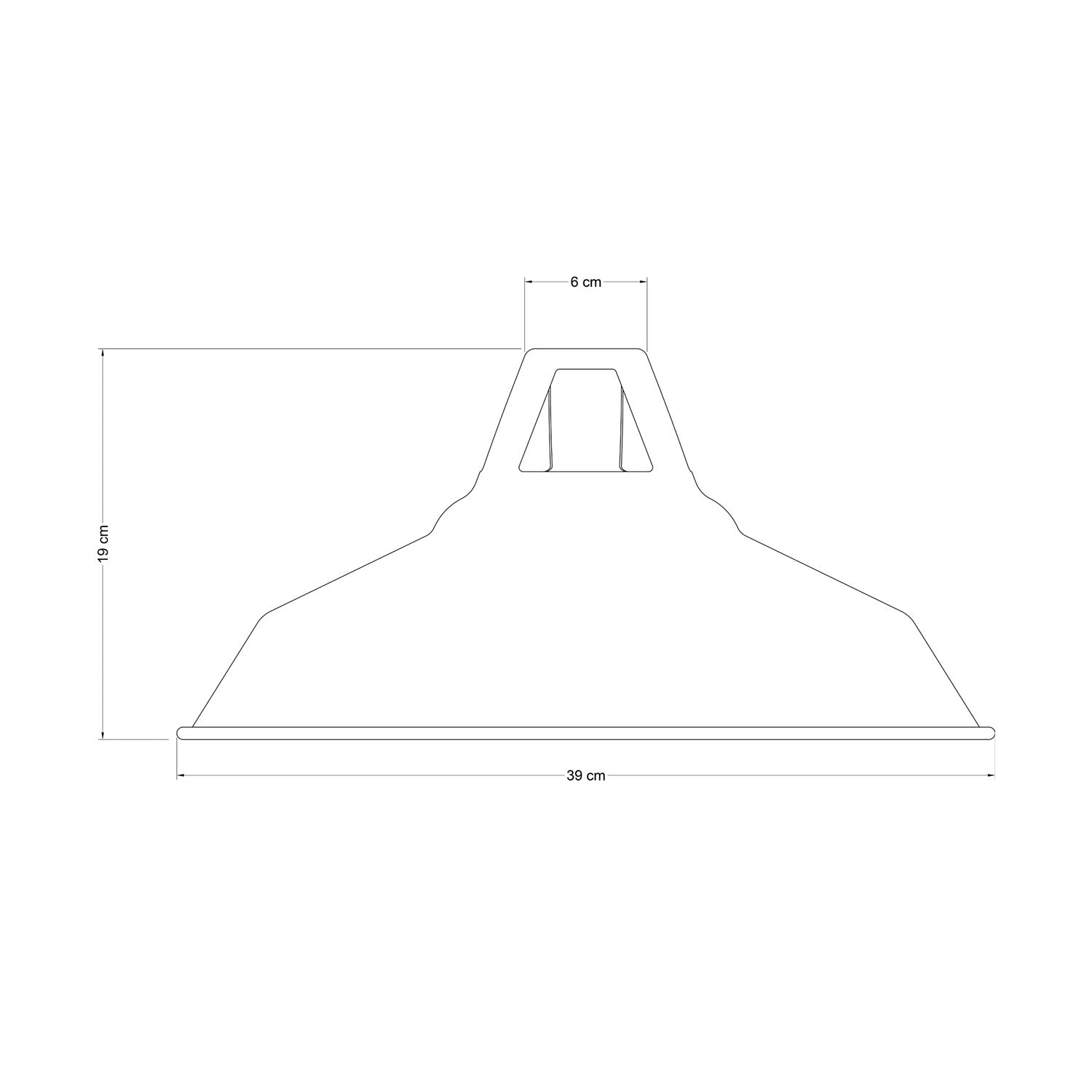 Paralume Harbour in metallo smaltato con attacco E27, diametro 38 cm - Verde