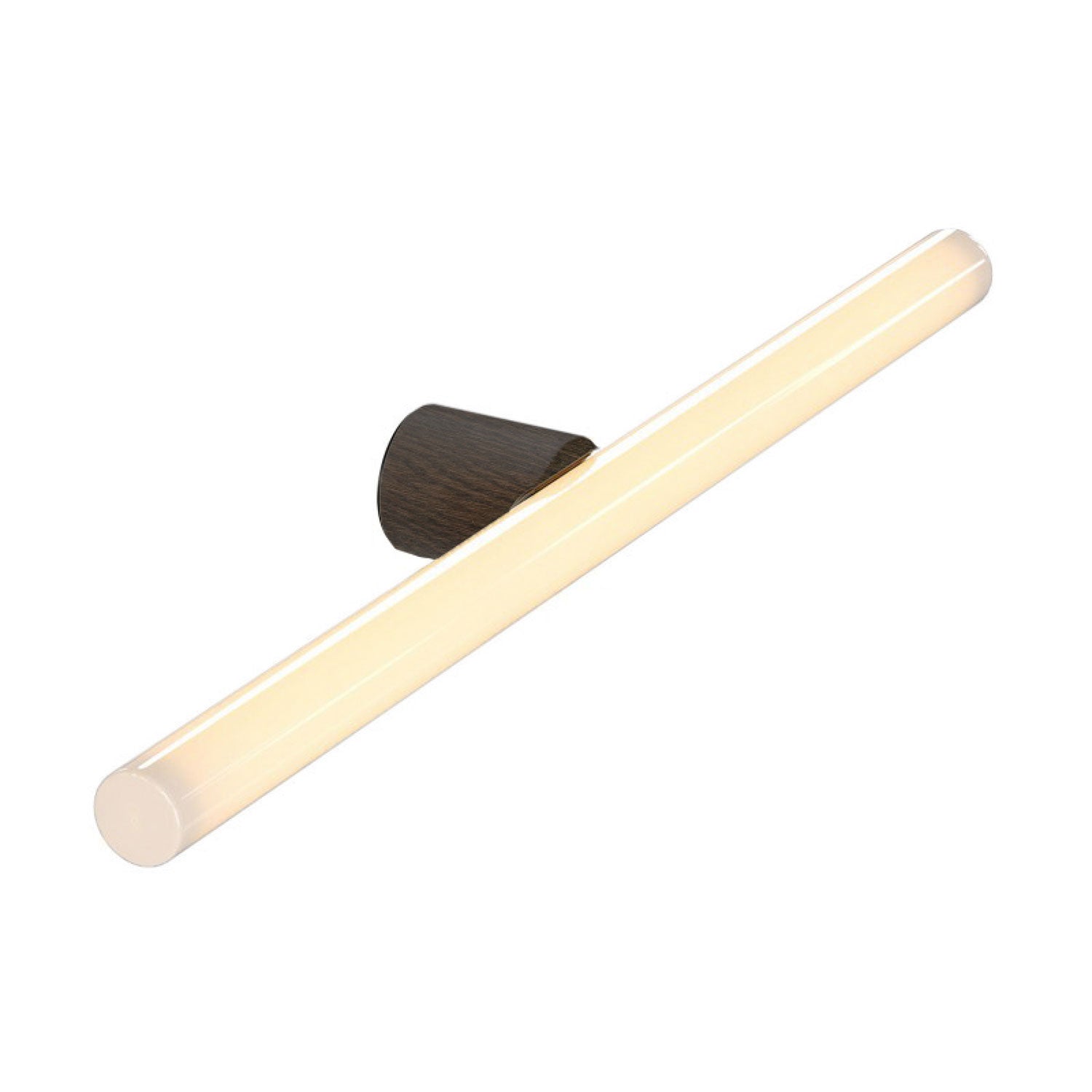 Lampada esse14 da parete o soffitto per lampadina LED S14d - Waterproof IP44 - Effetto Wengé