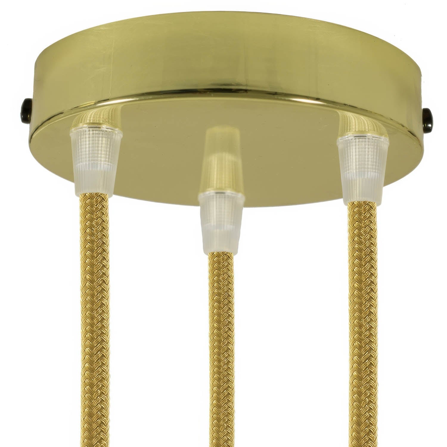 Kit rosone cilindrico in metallo a 3 fori - Ottone Conico