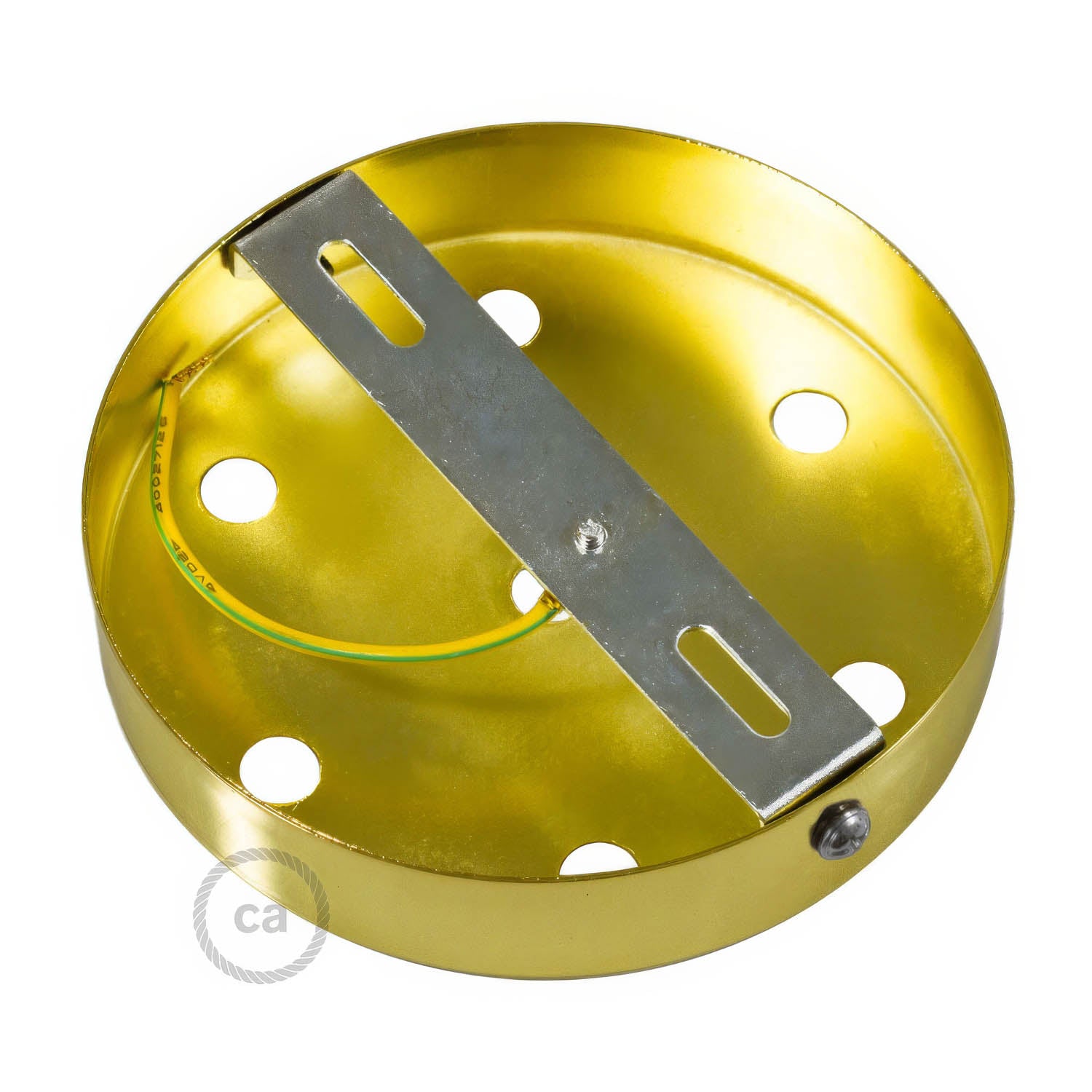 Kit rosone cilindrico in metallo a 7 fori - Ottone Conico