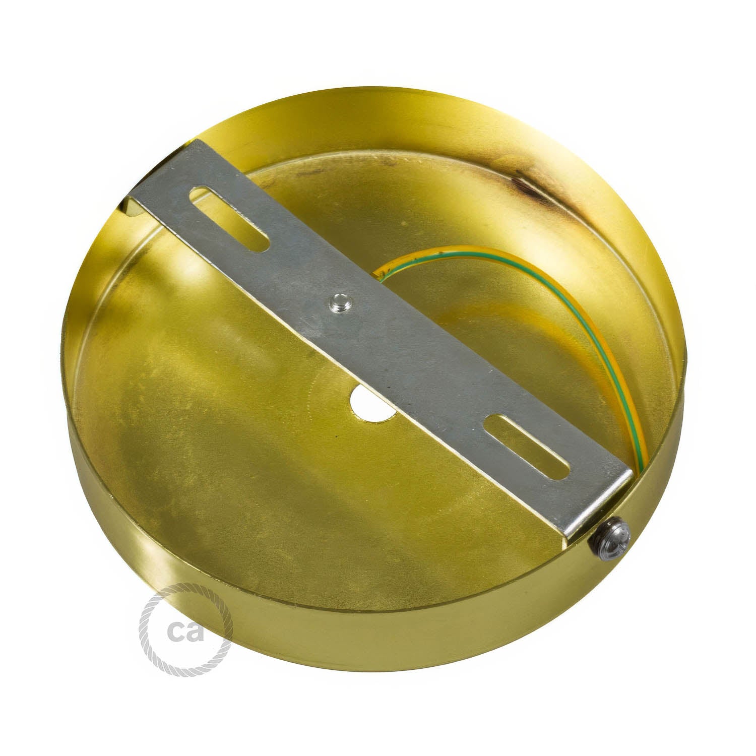 Kit rosone cilindrico in metallo - Bronzo satinato Conico