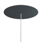 Rosone XXL Rose-One rotondo, diametro 400 mm con 1 foro e 4 fori laterali - Antracite Bianco
