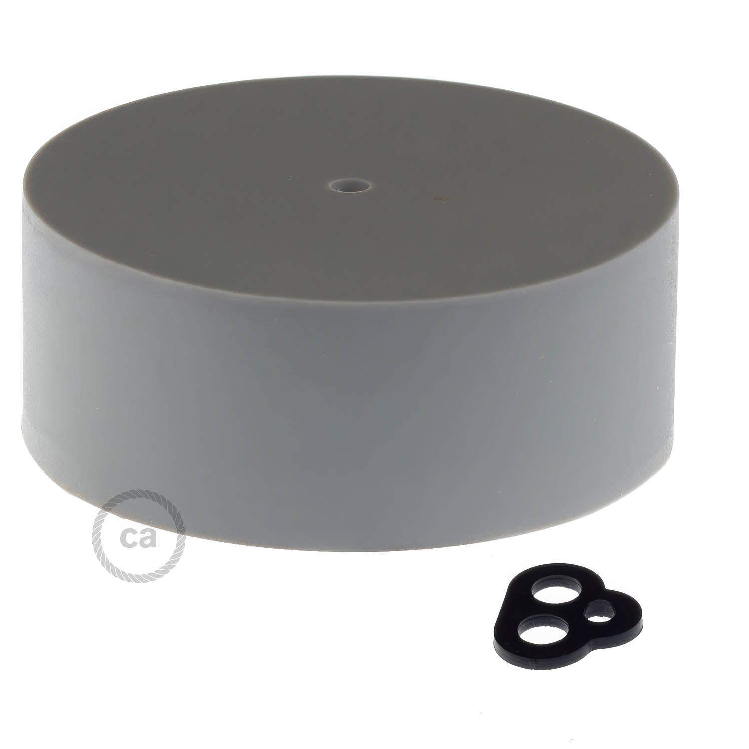 Kit rosone cilindrico in silicone - Grigio