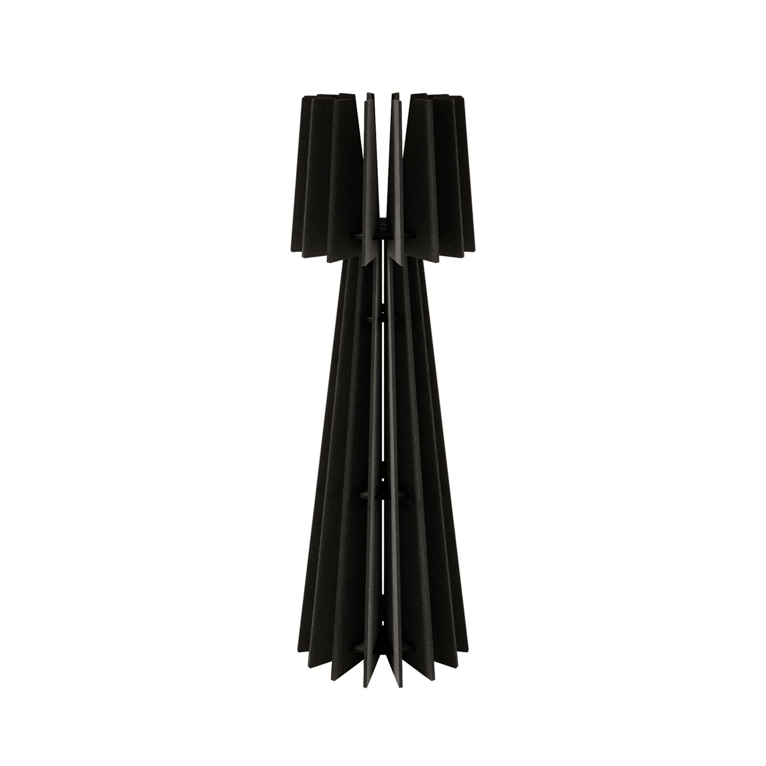 Struttura per lampada da terra SHHINE in materiale fonoassorbente - Nero melange