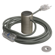 Magnetico®-Plug Elegant, portalampada magnetico pronto all'uso - Titanio satinato