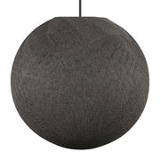 Paralume Sfera Light in filo fatto a mano - Poliestere Grigio antracite