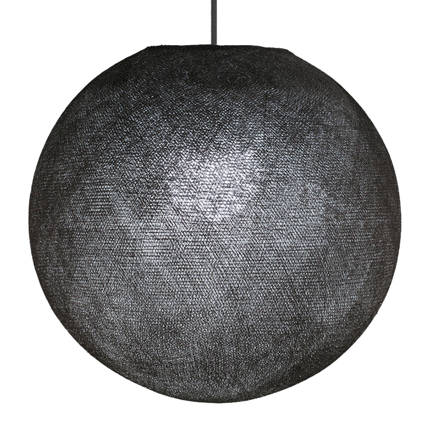 Paralume Sfera Light in filo fatto a mano - Poliestere Grigio antracite