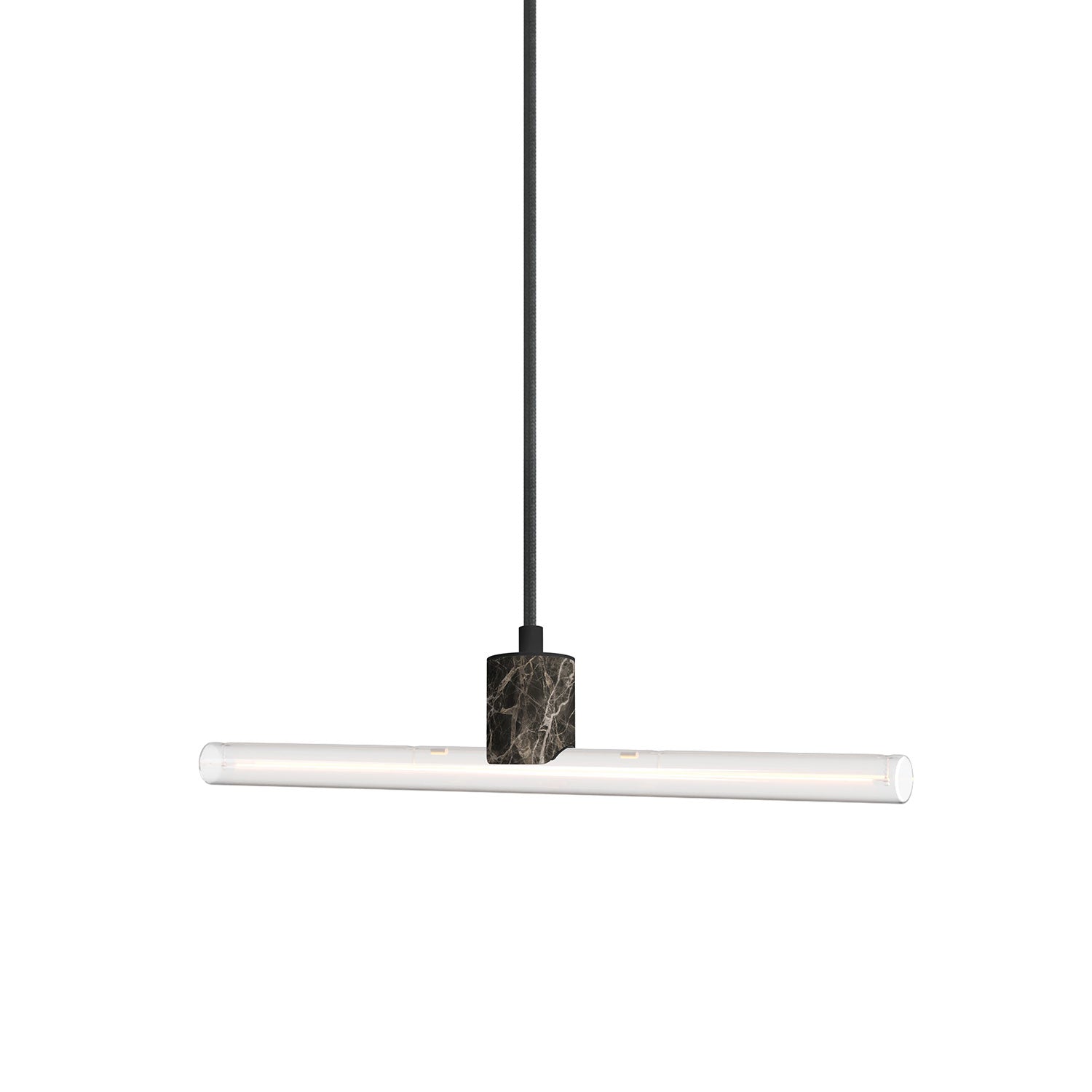 Kit portalampada esse14 per lampade a sospensione con attacco S14d - Effetto Brown marble