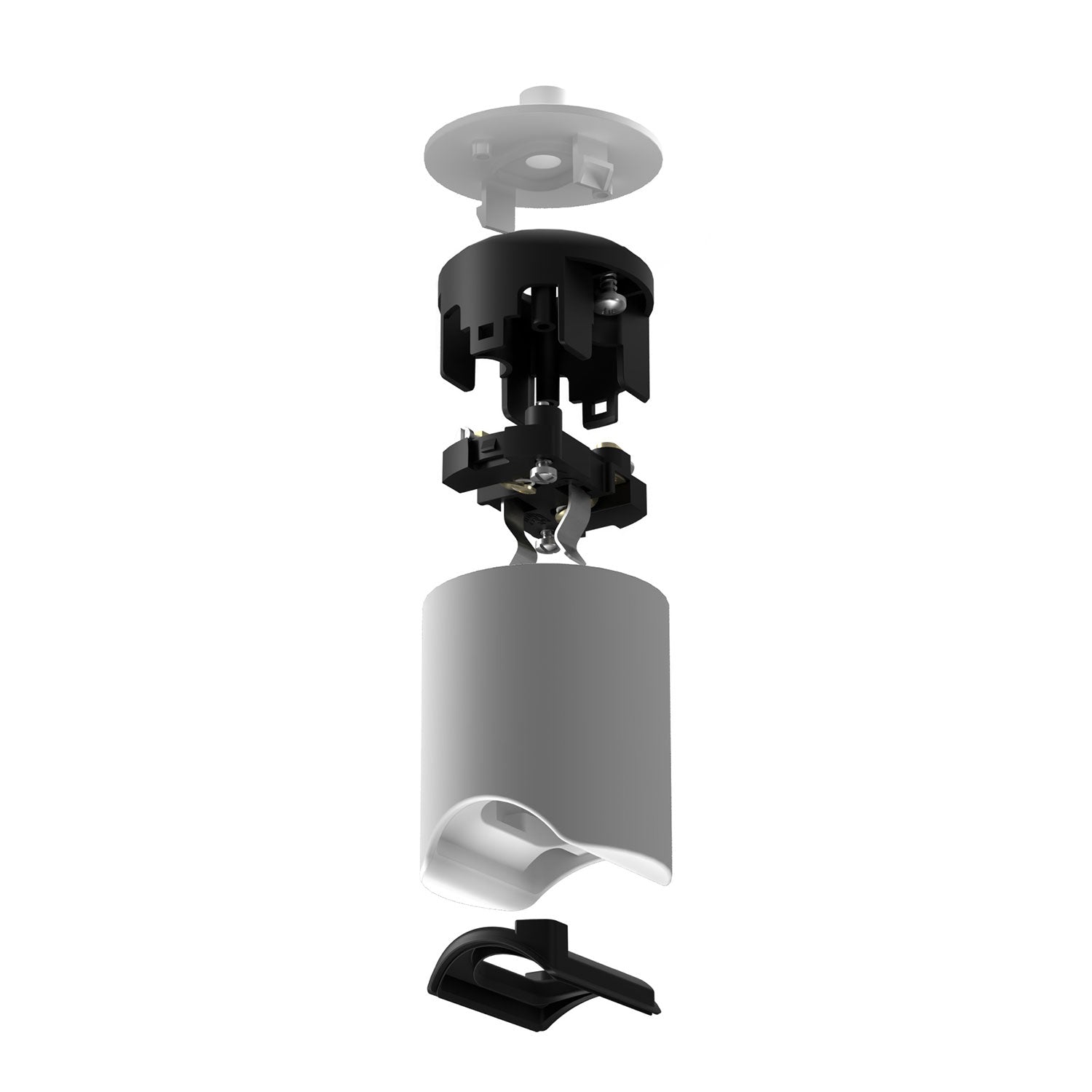 Kit portalampada esse14 per lampade a sospensione con attacco S14d - Bianco