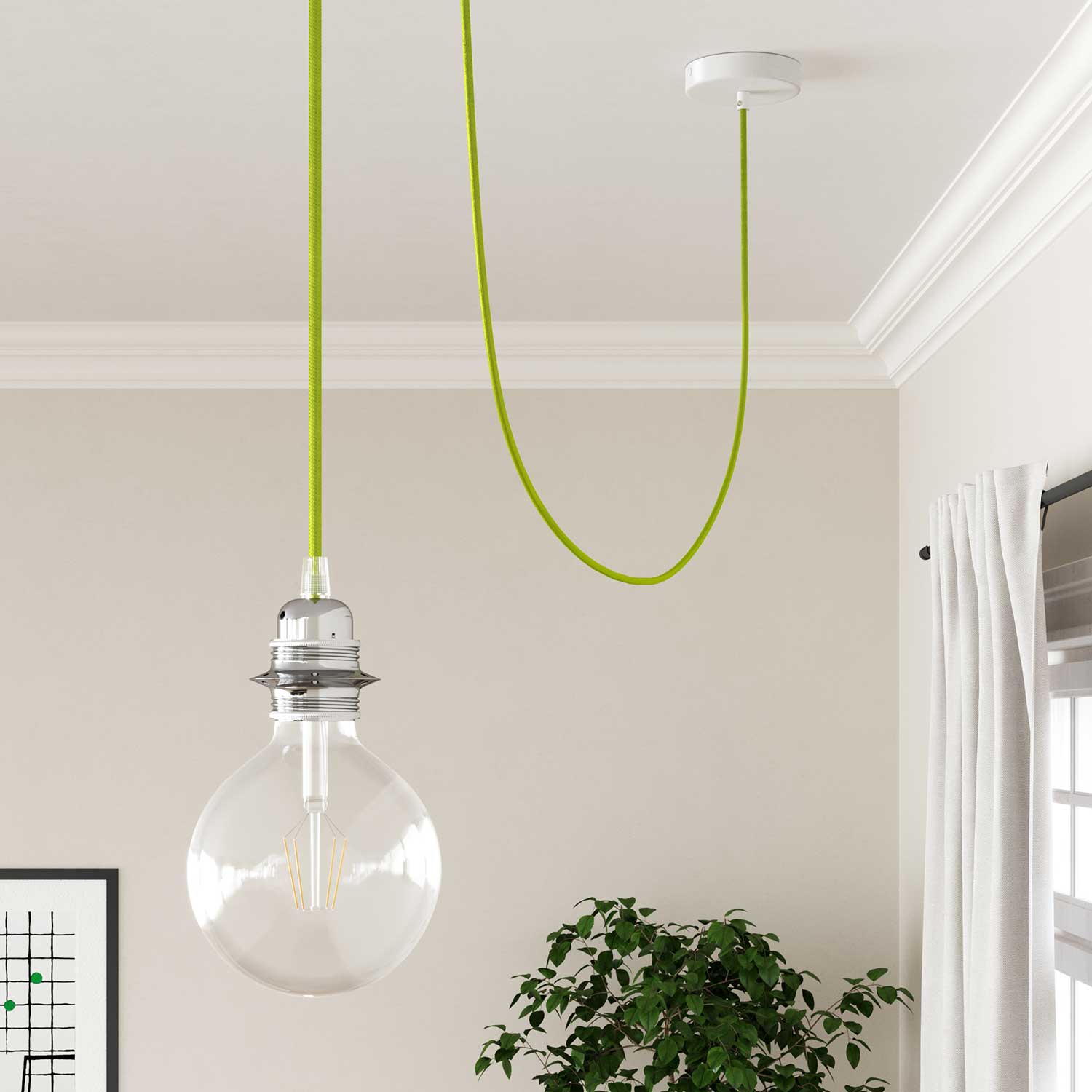 Cavo colorato per illuminazione Verde Kiwi - L'Originale Creative Cables, la scelta migliore per le tue lampade - RM32