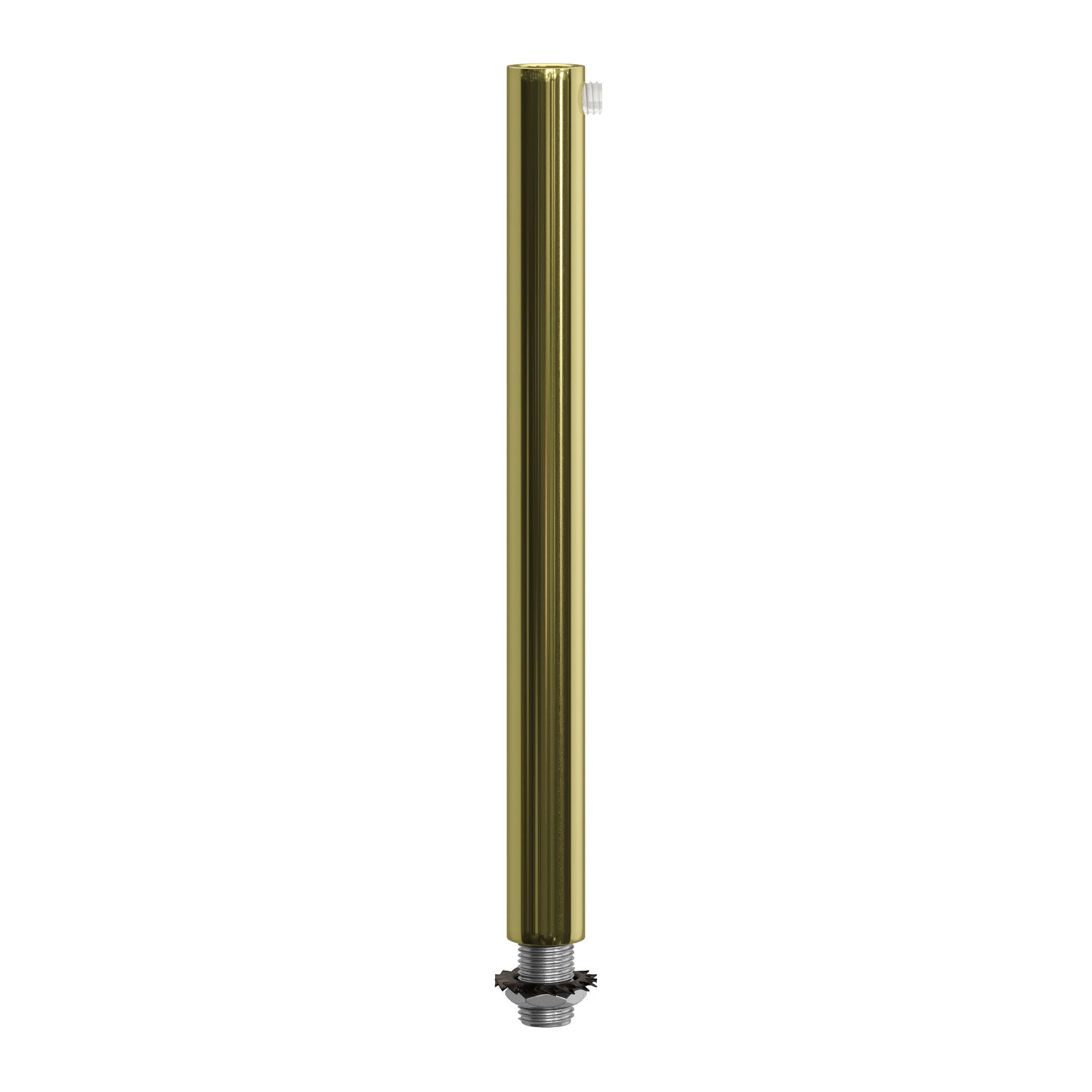 Serracavo cilindrico in metallo lunghezza 15 cm completo di tige, dado e rondella - Ottone