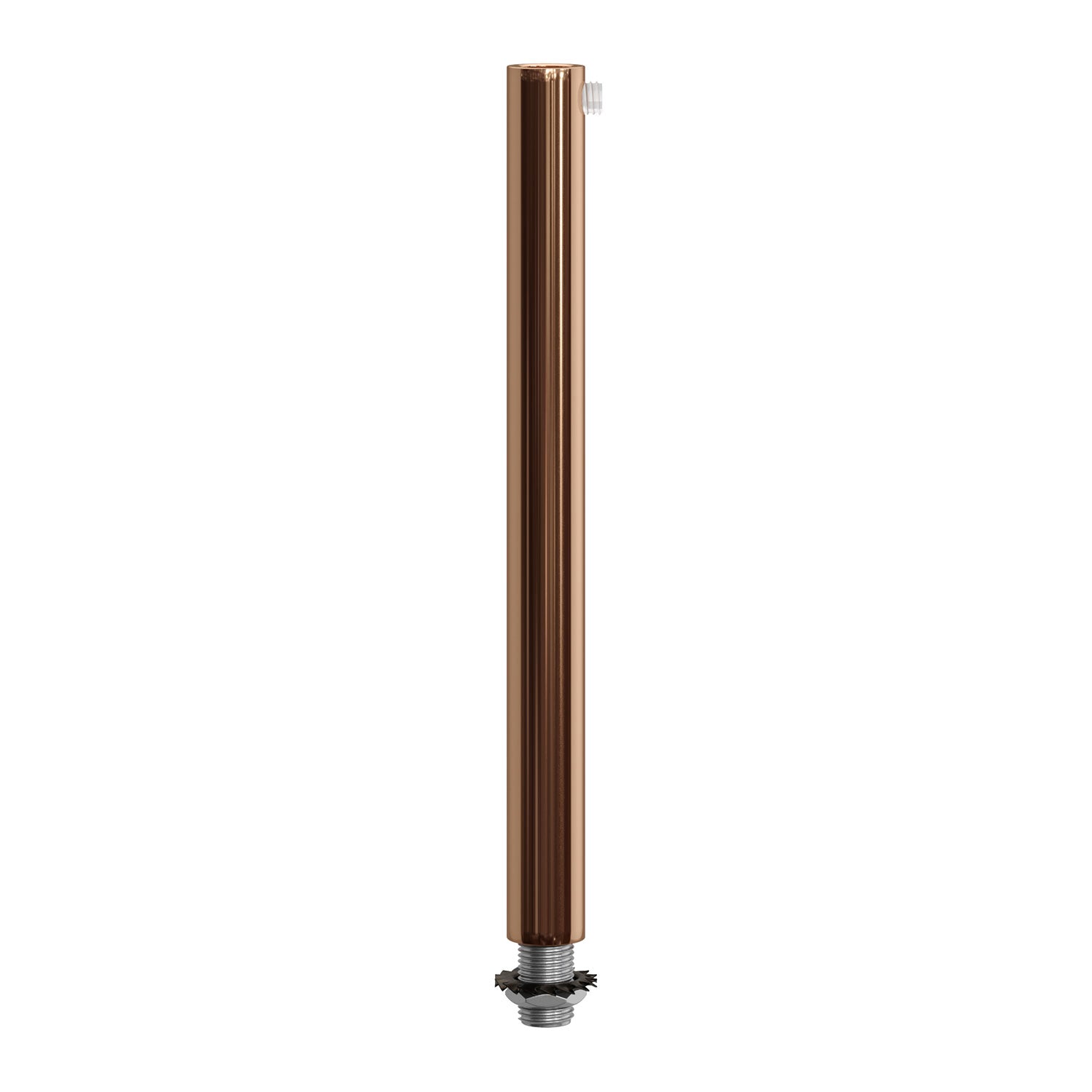 Serracavo cilindrico in metallo lunghezza 15 cm completo di tige, dado e rondella - Rame