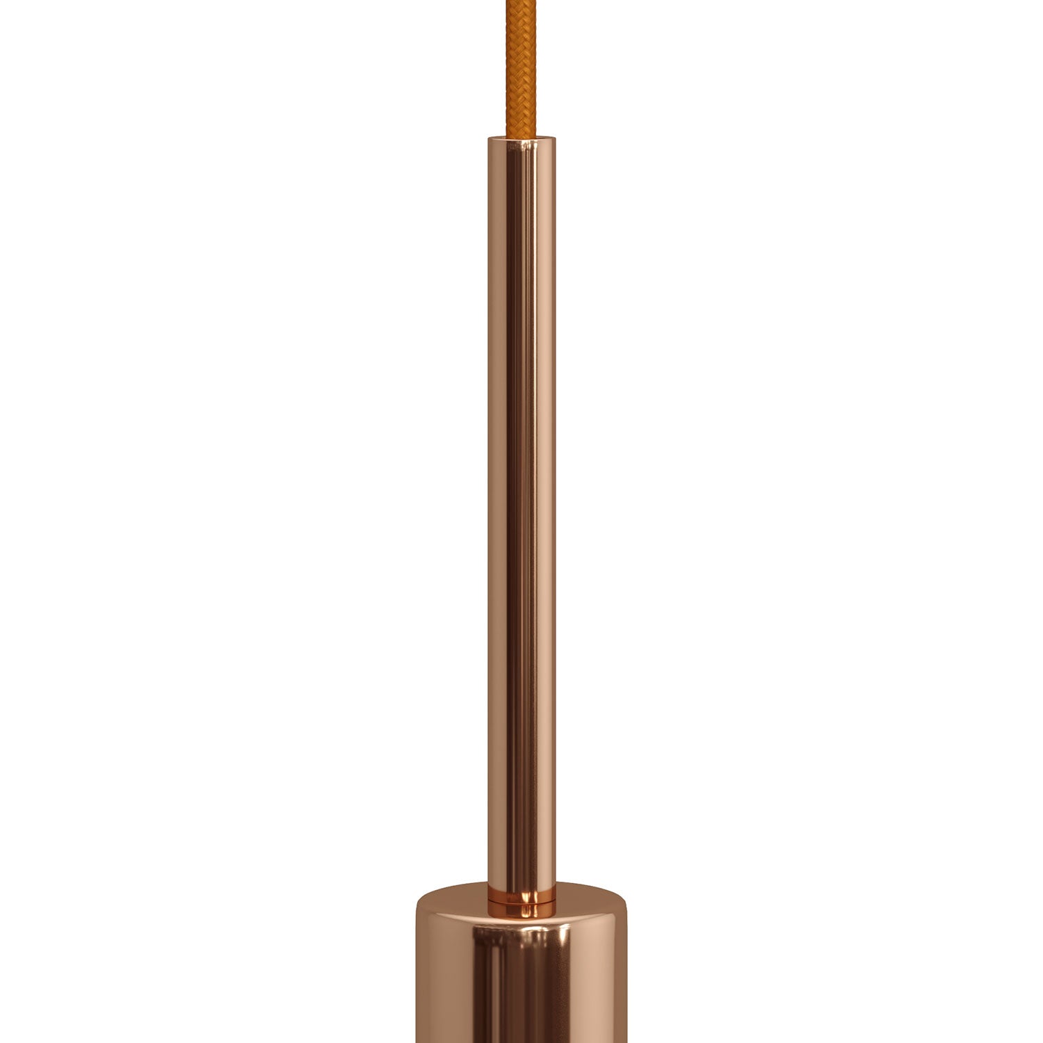 Serracavo cilindrico in metallo lunghezza 15 cm completo di tige, dado e rondella - Rame