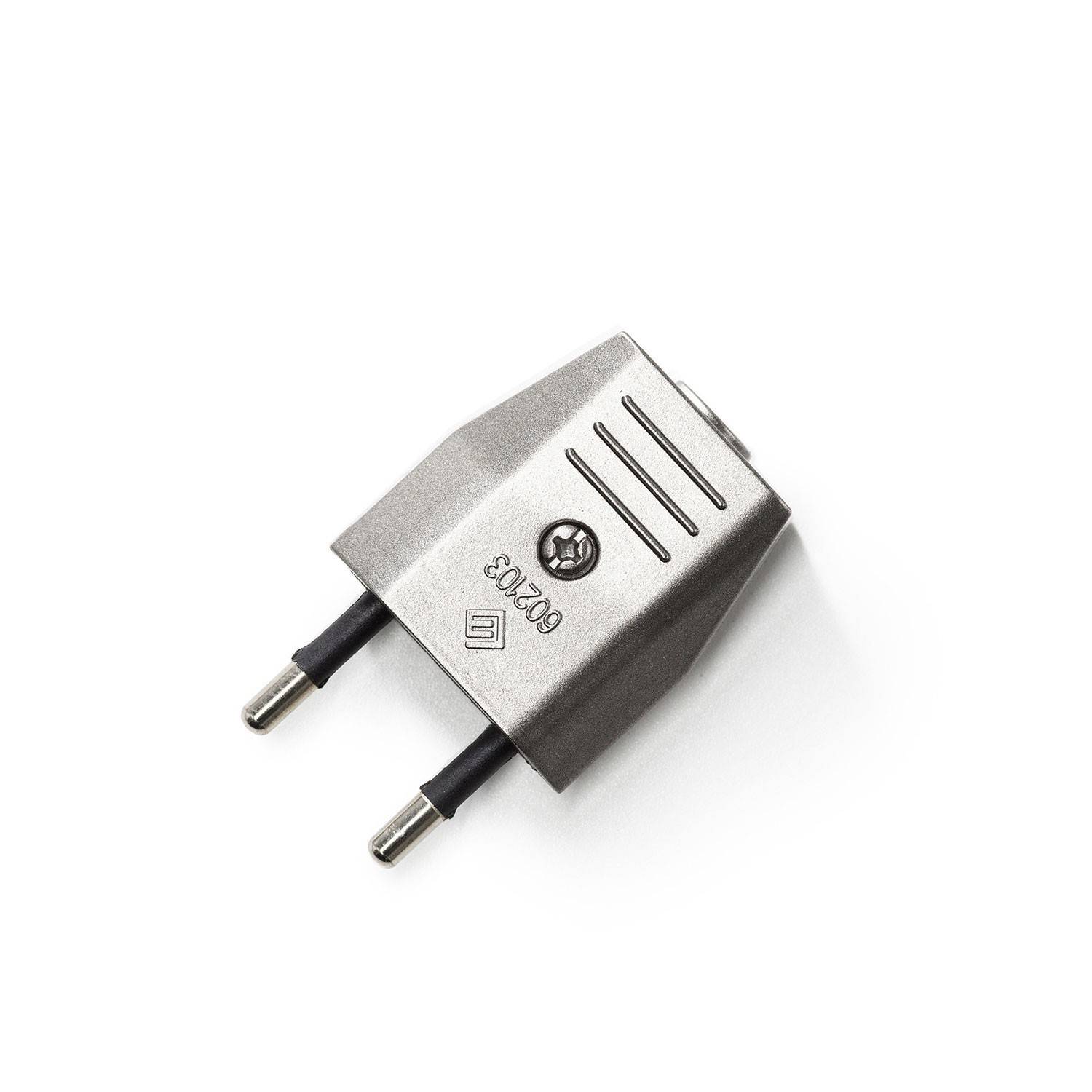 Spina Europea Creative Plug 2 poli 10A - Titanio