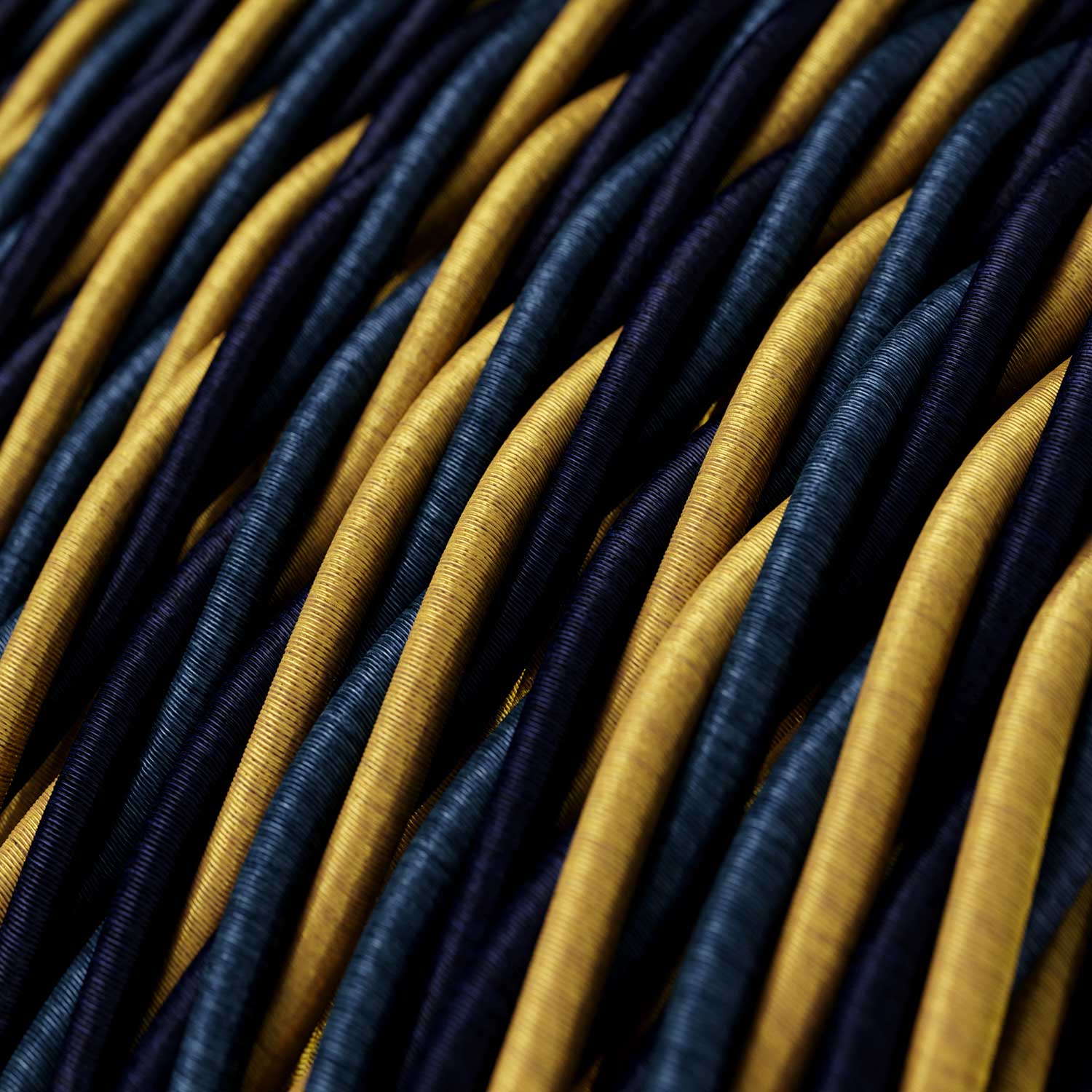 Cavo tessile per illuminazione Savoia lucido - L'Originale Creative Cables, per decorazioni luminose uniche - TG09