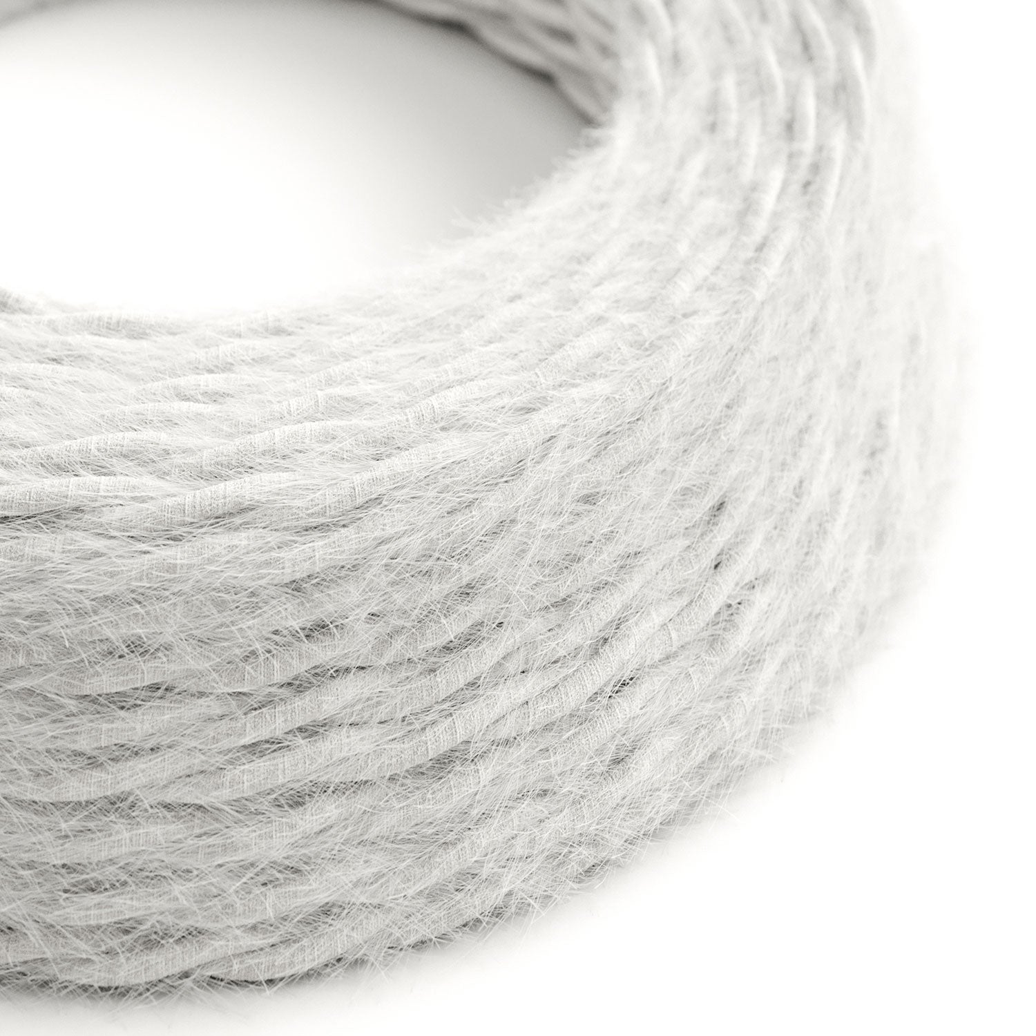 Cavo tessile per illuminazione Bianco Ottico Marlene - L'Originale Creative Cables, pensato per lampade originali - TP01