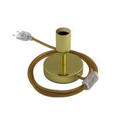 Alzaluce - Lampada da tavolo in metallo - Ottone 5 cm