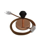 Alzaluce per paralume - Lampada da tavolo in metallo - Rame 5 cm