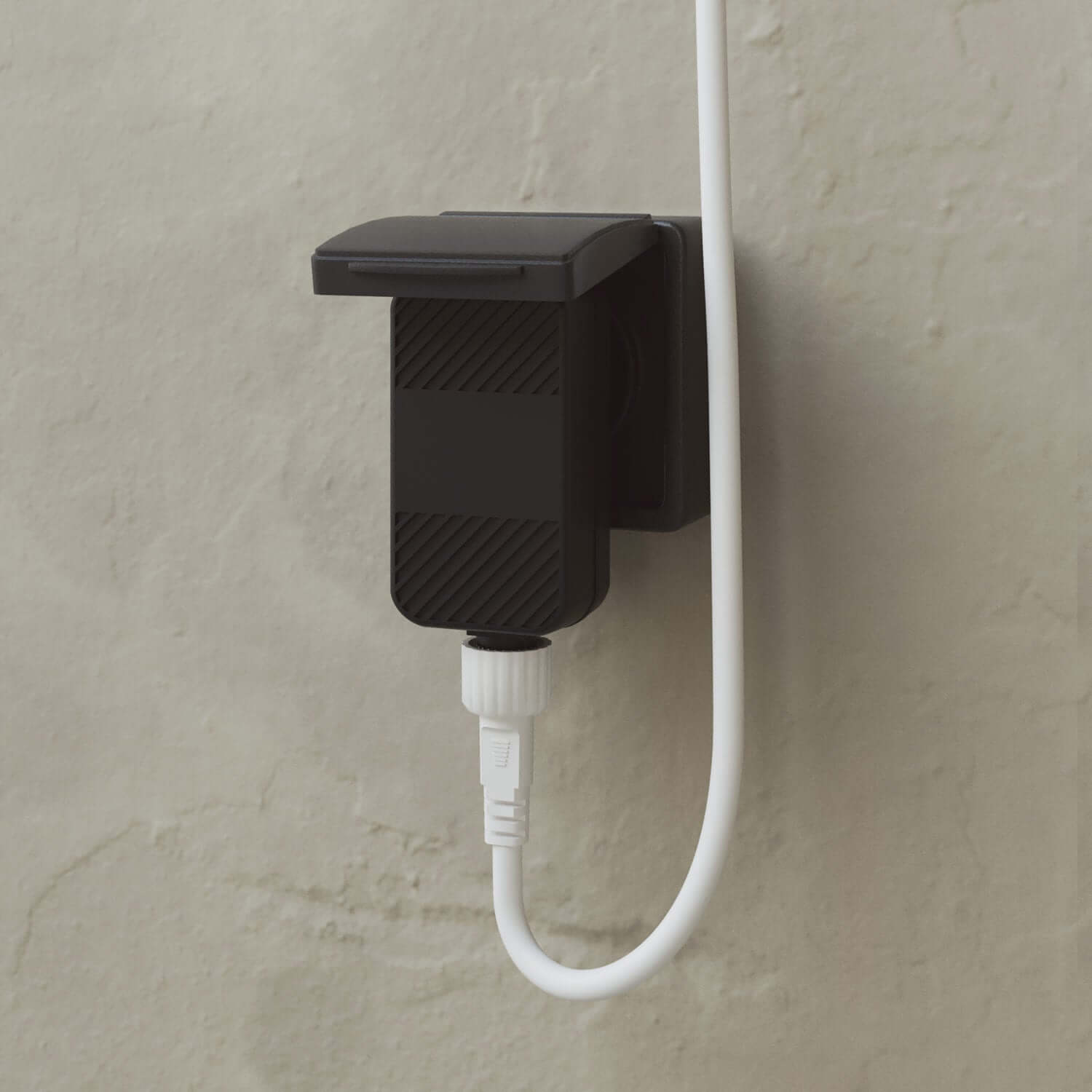 Catena luminosa 12 punti luce da esterno IP67 Bianco sabbia - Marina12