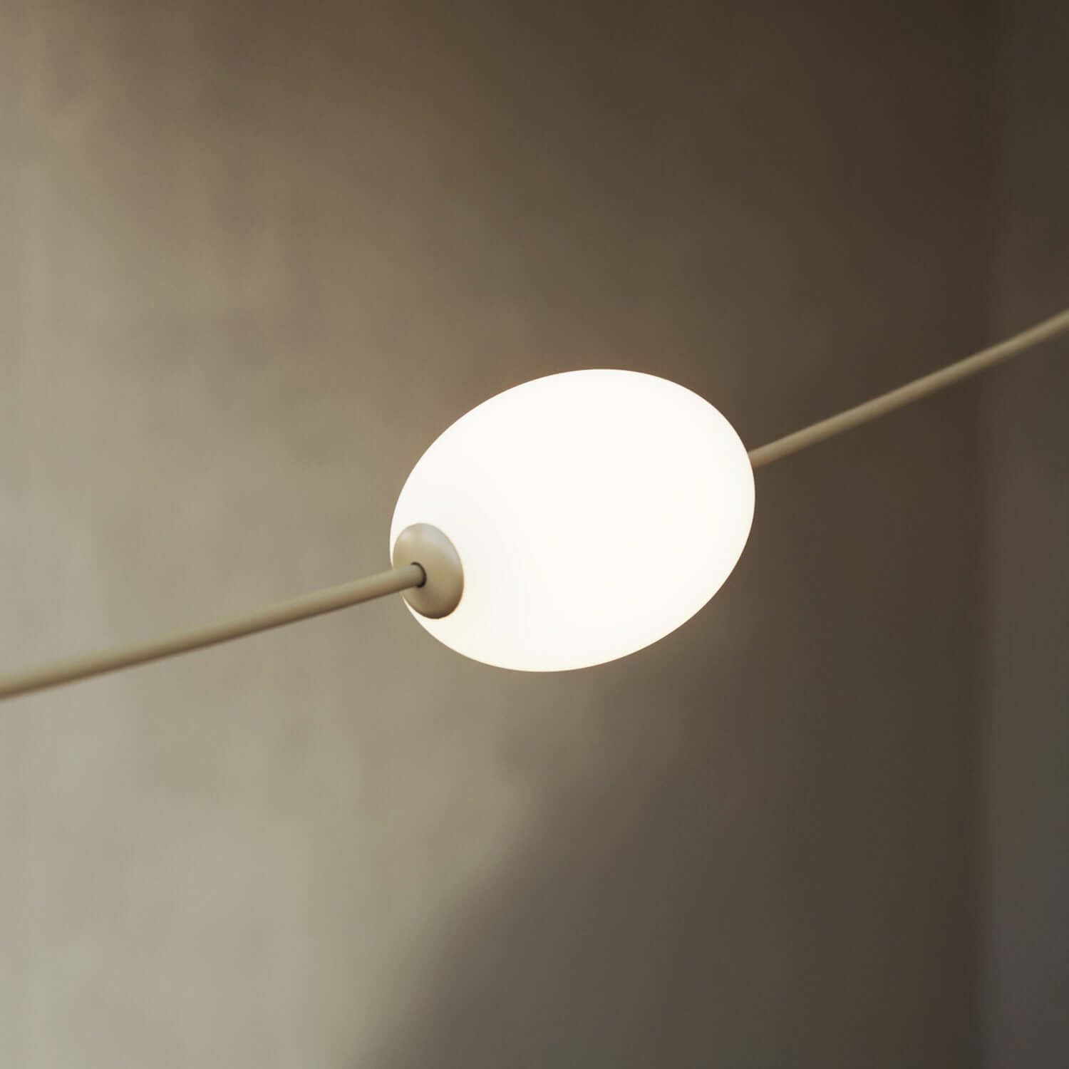 Catena luminosa 3 punti luce da esterno IP67 Verde oliva - Marina3