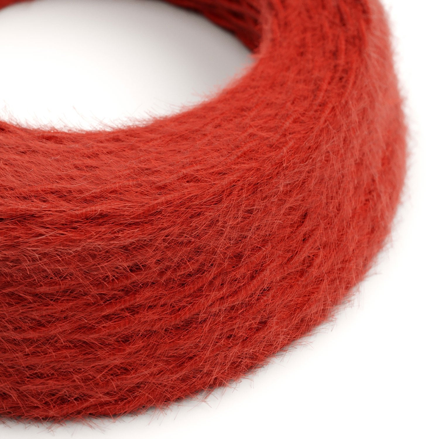 Cavo elettrico tessile color Rosso Fuoco Marlene - L'Originale Creative Cables, per le tue lampade di design - TP09 - Creative Cables