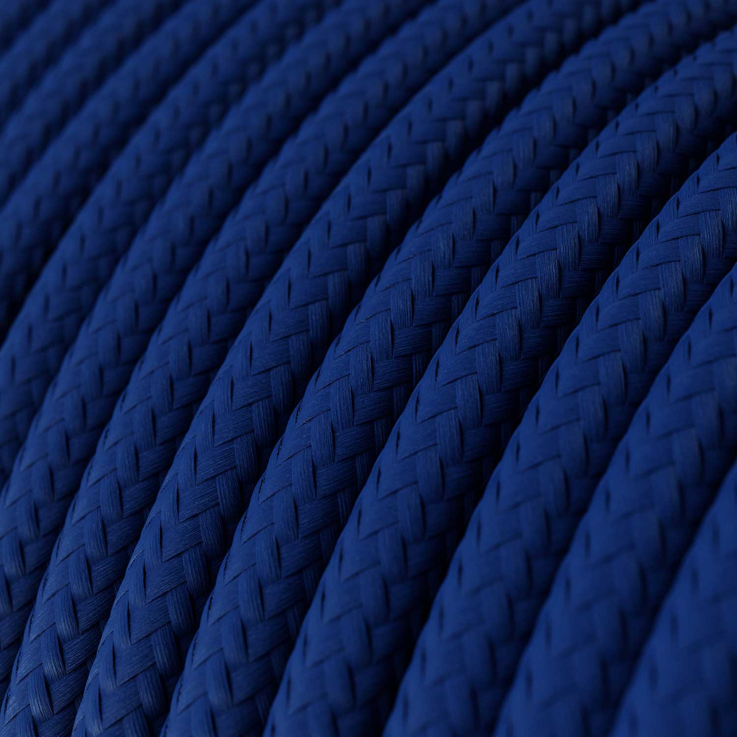 Cavo tessile Classic Blue lucido - L'Originale Creative-Cables - RM12 rotondo 2x0,75mm / 3x0,75mm