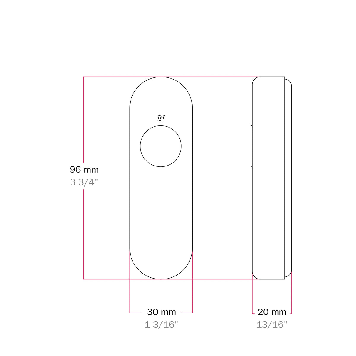 Dimmer universale per lampade da tavolo con pulsante touch per lampadine LED e incandescenza - Trasparente