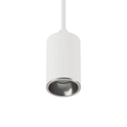 Faretto GU10 Spotlight LED Bispot - Bianco opaco / Titanio satinato