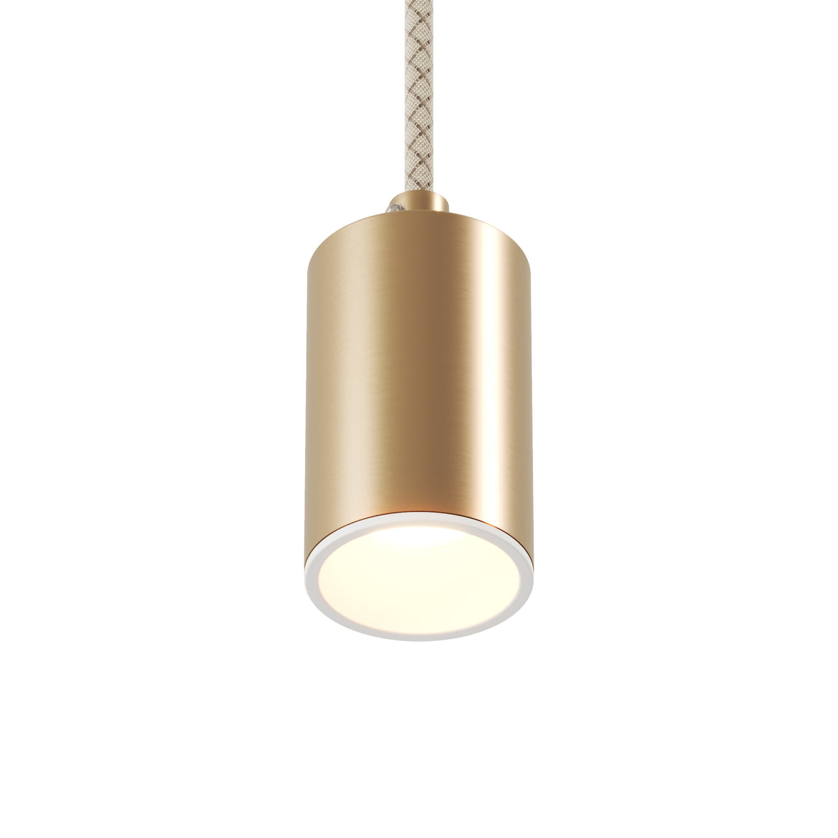 Faretto GU10 Spotlight LED Bispot - Bronzo satinato / Bianco opaco - Creative Cables